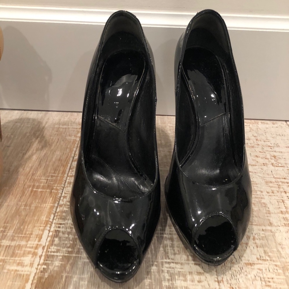 Dior Black Patent Heels